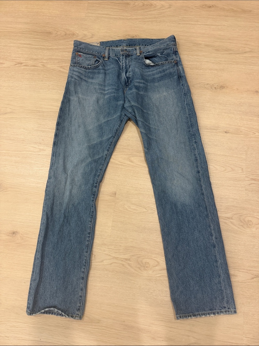 Polo Ralph Lauren 32 Men's Blue Straight-Leg Jeans - Classic Denim